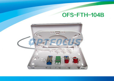 Small Wall Mount Fiber Termination Box 4 Core Lightweight 225×125×40 mm