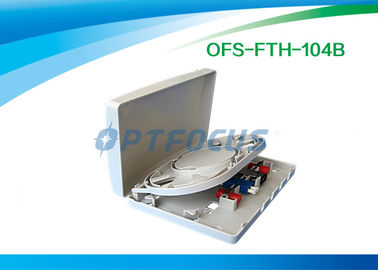 Small Wall Mount Fiber Termination Box 4 Core Lightweight 225×125×40 mm