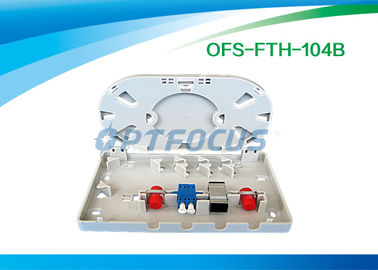 Small Wall Mount Fiber Termination Box 4 Core Lightweight 225×125×40 mm