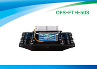Max 96 cores Fiber Optic Enclosures 8 Port Horizontally Glue Seal  7300g - 9600g