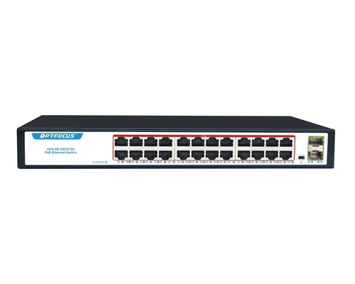 puissance interne RJ-45 de commutateur d'Ethernet de réseau de puissance de 370W PoE Mbps 1000