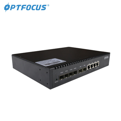 4 la transmission gauche de GPON OLT Epon 20km distancent la consommation de puissance faible